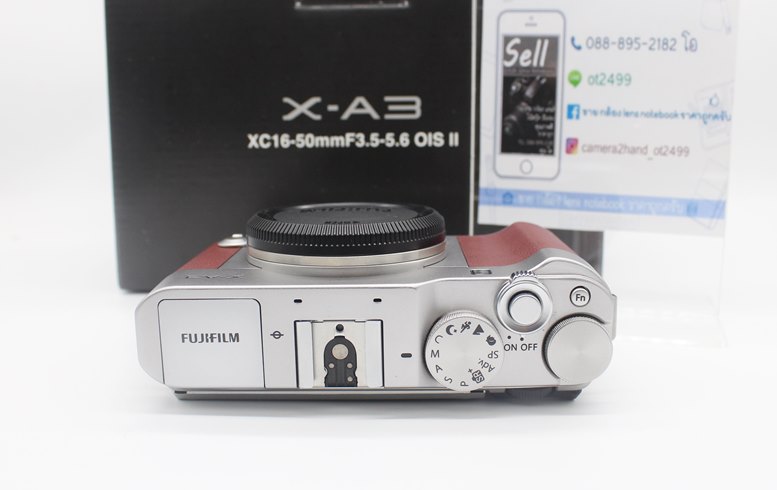 ขาย Fuji X-A3 + 16-50mm II พร้อม filter เมนูไทย สภาพสวย มี Wifi ในตัว หน้าจอ LCD พับได้ระบบ Touch Screen Selfie ได้ อุปกรณ์ยกกล่อง อดีตประกันร้าน